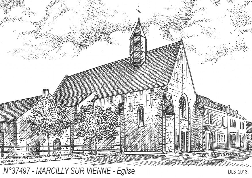 N 37497 - MARCILLY SUR VIENNE - église